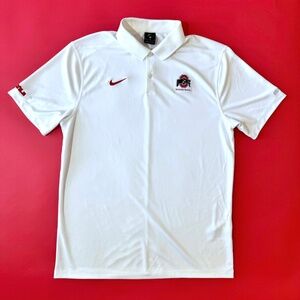 Ohio State Basketball  Nike Polo – White – Team Issue